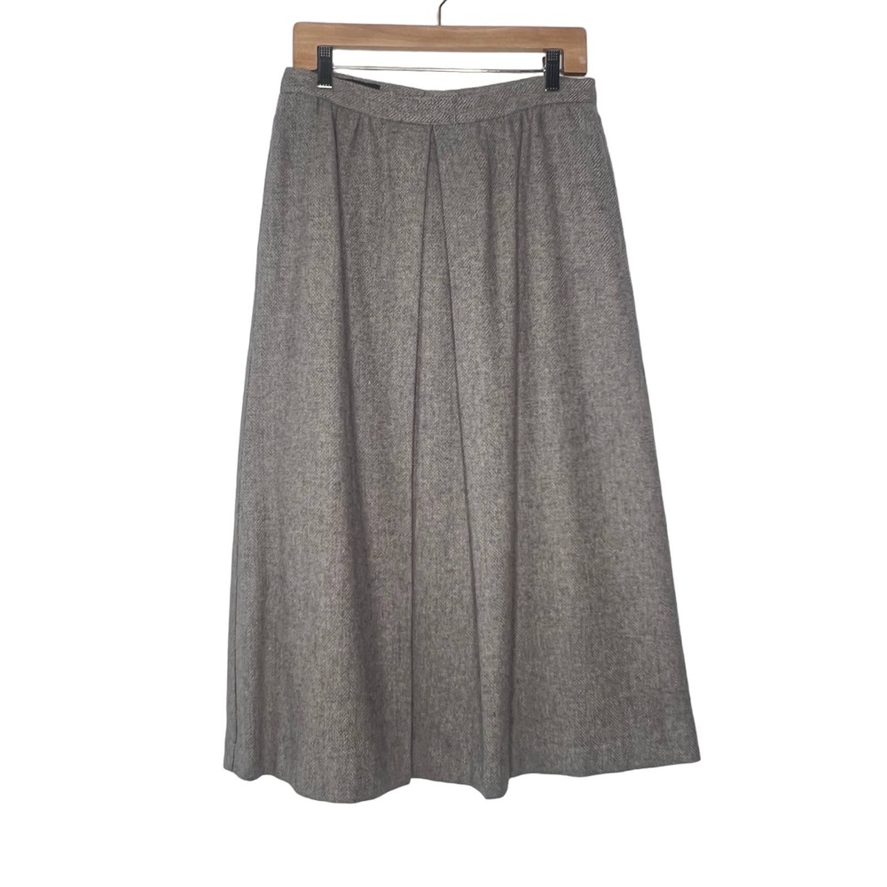 Applewood of Boston Skirt Womens Sz 10 30in Waist 100% Scottish Wool Tweed Midi